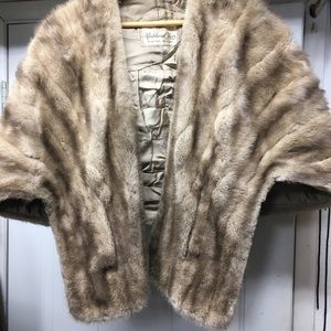 Mink cape/stole/shawl